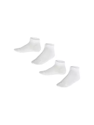 FALKE | Happy Kinder Sneakersocken 2-er Pkg. (weiss) | 